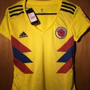 2018 Women’s Fifa World Cup Colombia Adidas Jersey
